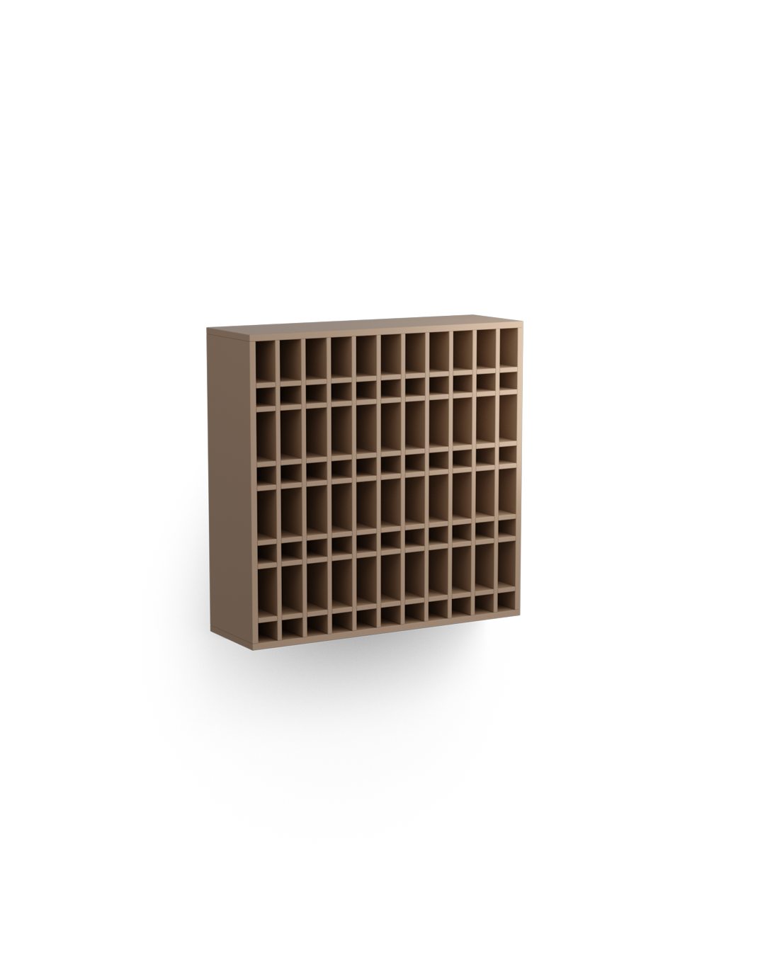 Colorbar tube shelf - Wall-mounted color shelf - Beige Cappuccino